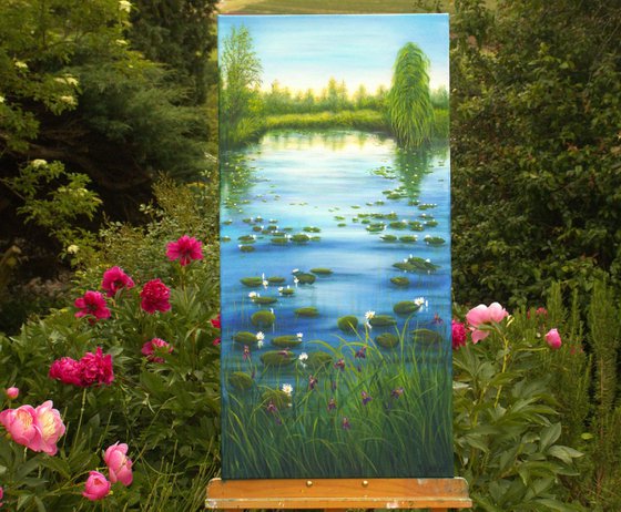 Set of 2 lily pond