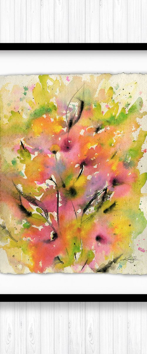 Flowers 51 - Floral Painting by Kathy Morton Stanion by Kathy Morton Stanion