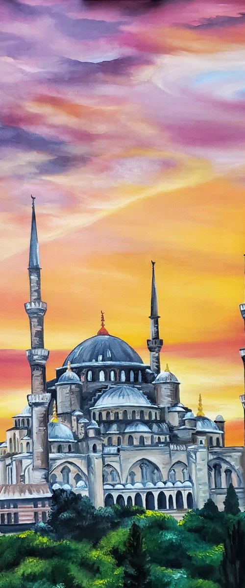 Sunset in Istanbul by Asiya Nouretdinova
