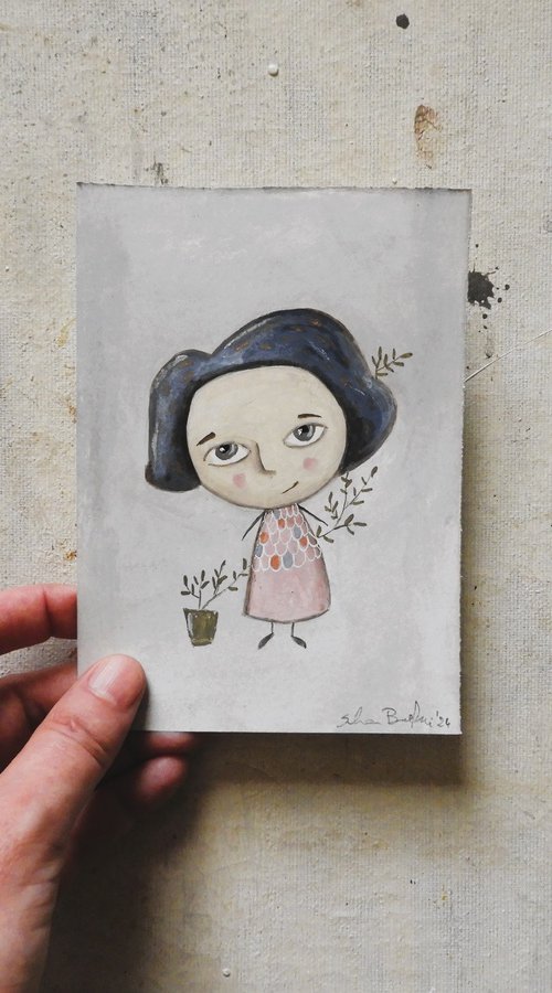 The funny little girl by Silvia Beneforti