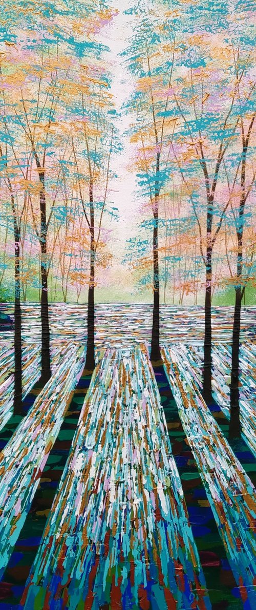 Secret Forest Shadow and Light by Amanda Horvath