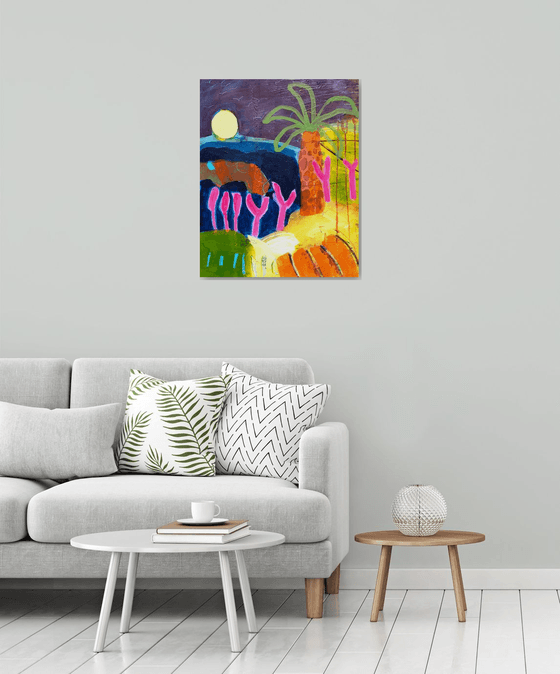 Palm at Moonlight