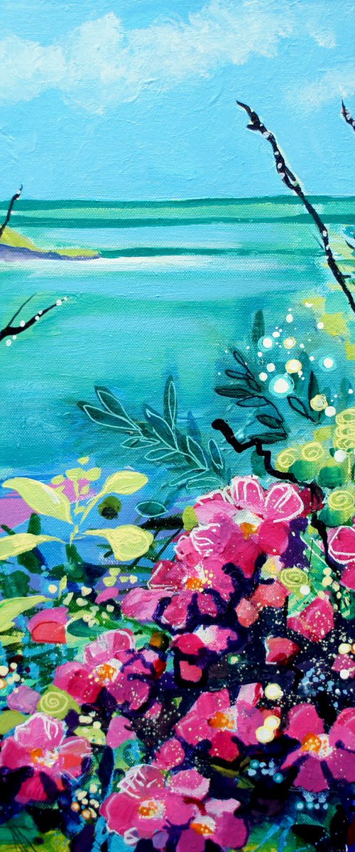 Coastal Roses by Julia Rigby