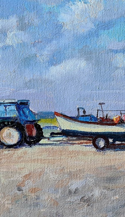 Launching tractor by Toni Swiffen