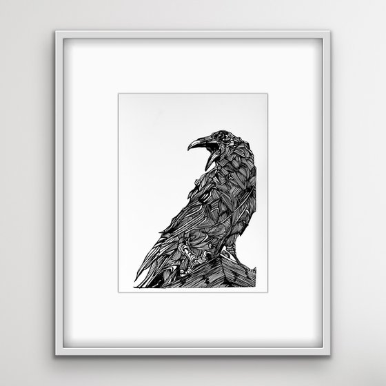 Interior Art Raven