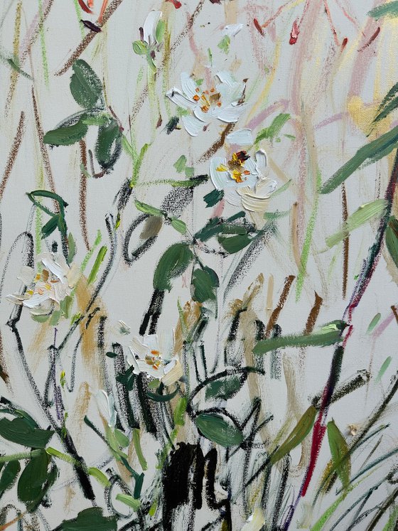Lilies and roses