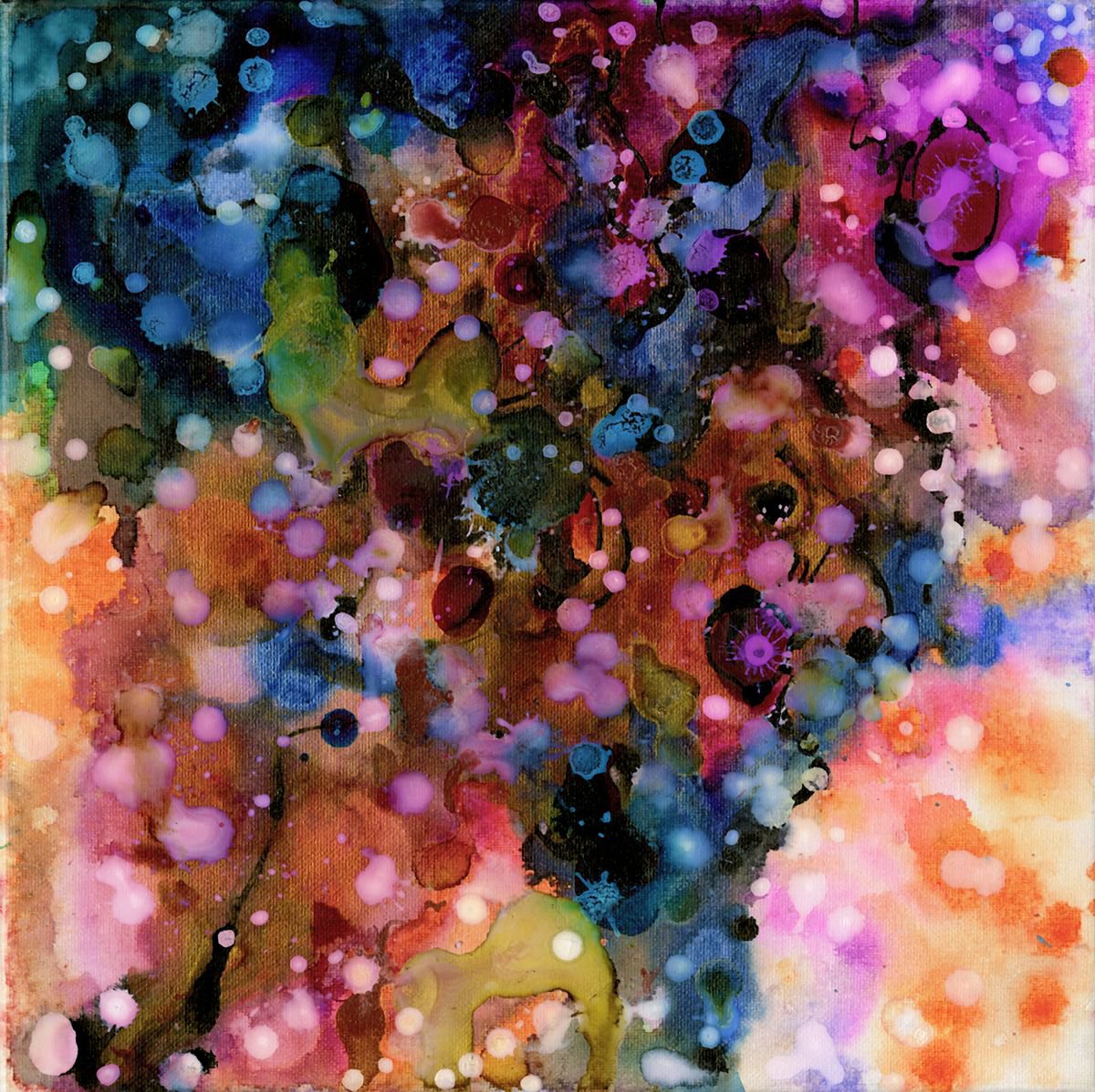 In Ecstasy -  Abstract Flower Painting  by Kathy Morton Stanion by Kathy Morton Stanion