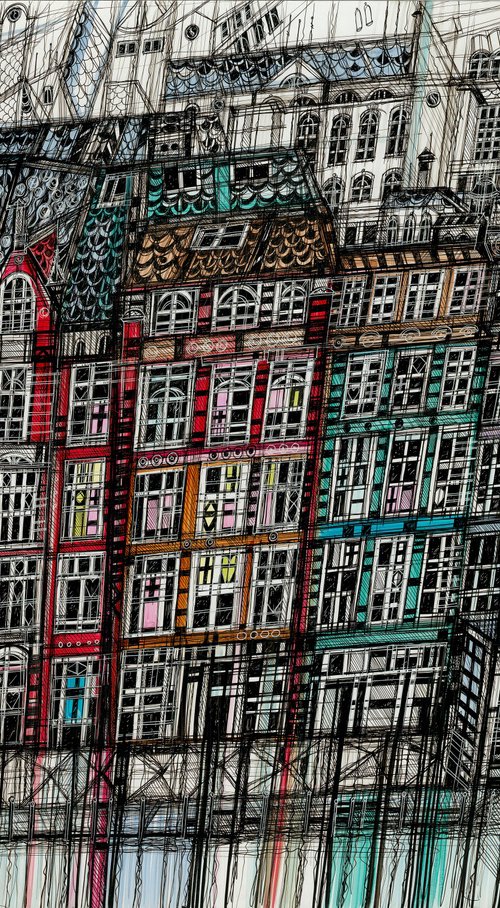 Amsterdam City View by Maria Susarenko