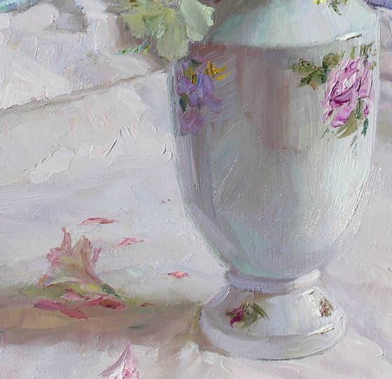 Bouquet with calla lilies