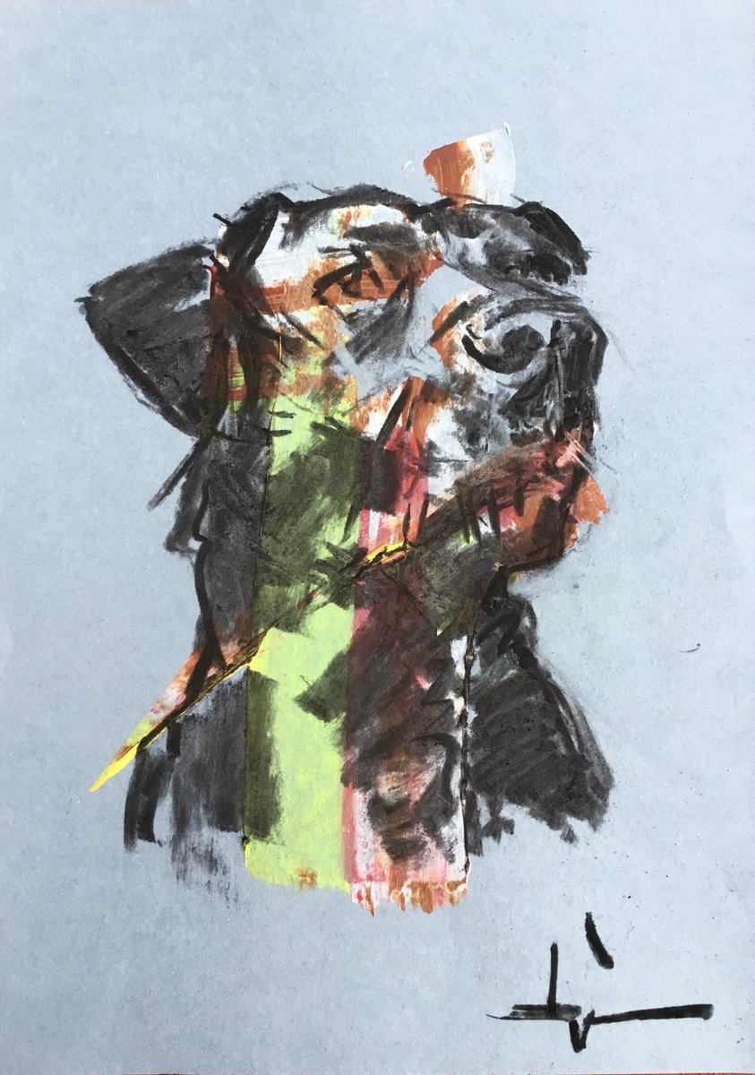 Expressive Charcoal Drawing , Abandoned By Dominique Deve, 8 X 11, Artwork For Sale On Artfinder
