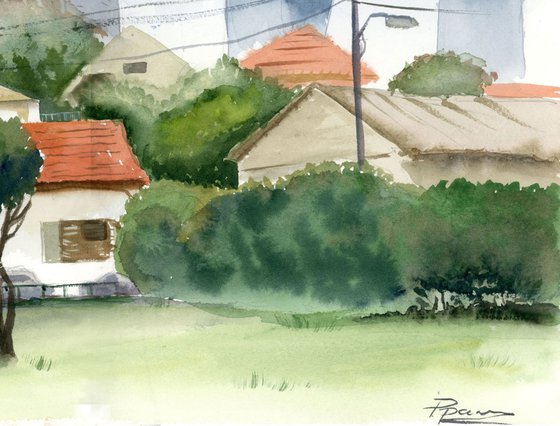 Tel-Aviv (plein air painting)