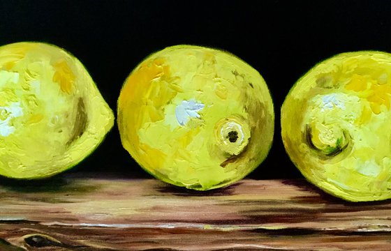 LEMONS.. Still life.