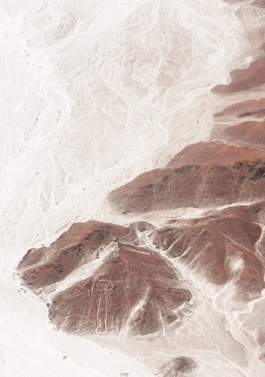 Organic Landscape Photograph By Tom Hanslien, 33 X 47", Nazca Lines I, Original Artwork