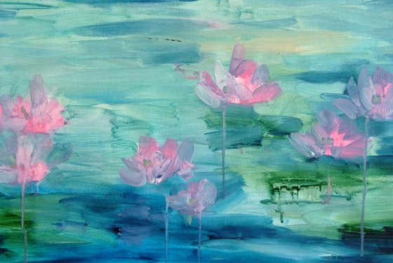 Quiet Pond - Inspired by Monet #28