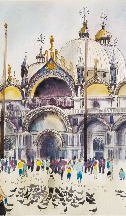 Saint Mark's Basilica (Venice) by Alexandra Tomorskaya/Caramel Art Gallery