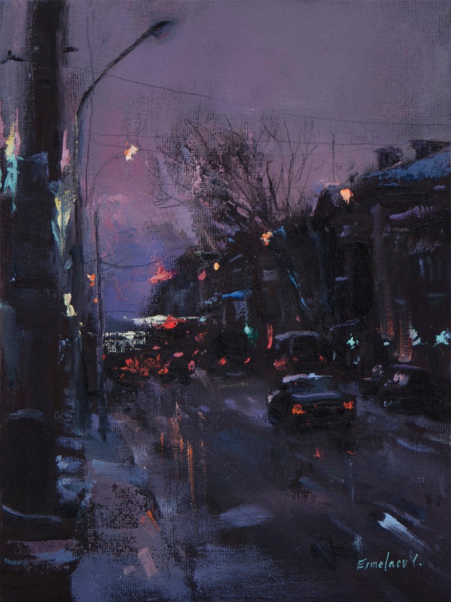 Evening City by Yuri Ermolaev