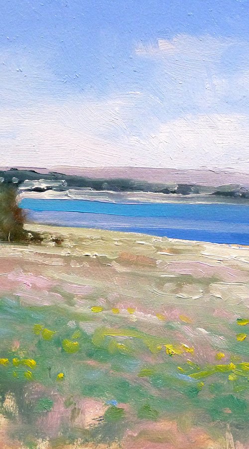 Mediterranean Sainte Croix Beach (east view) by Pascal Giroud