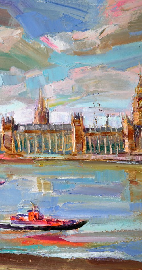UK Parliament on the Thames by Andriy Nekrasov