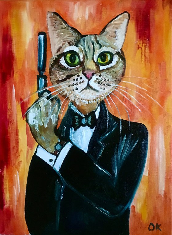 Troy The Cat  James Bond 007