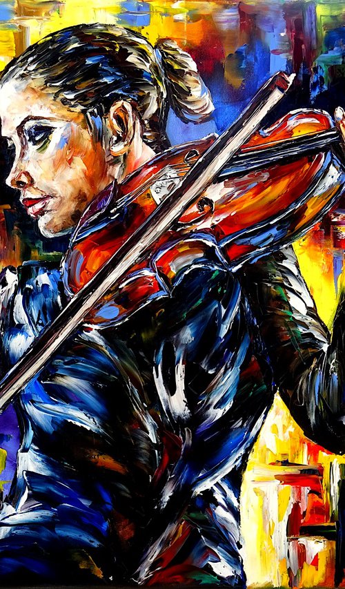 The Violinist by Mirek Kuzniar
