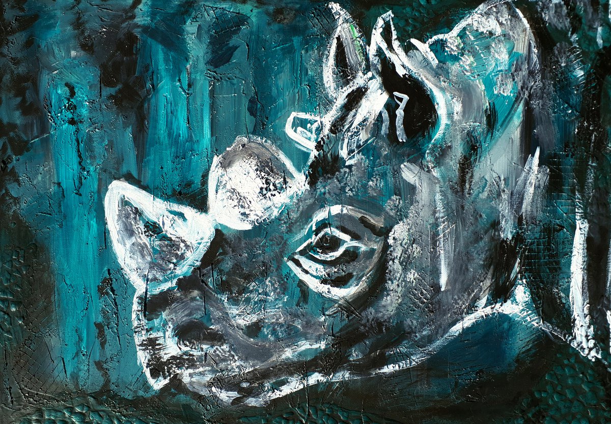Rhinoceros by Marily Valkijainen