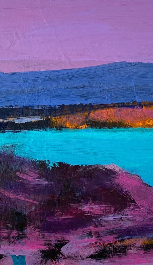 Lewis Loch [1] - Evening Glow by Chrissie Havers