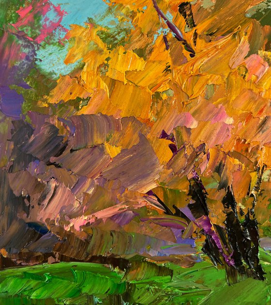 Quiet Autumn in the Sun's Rays