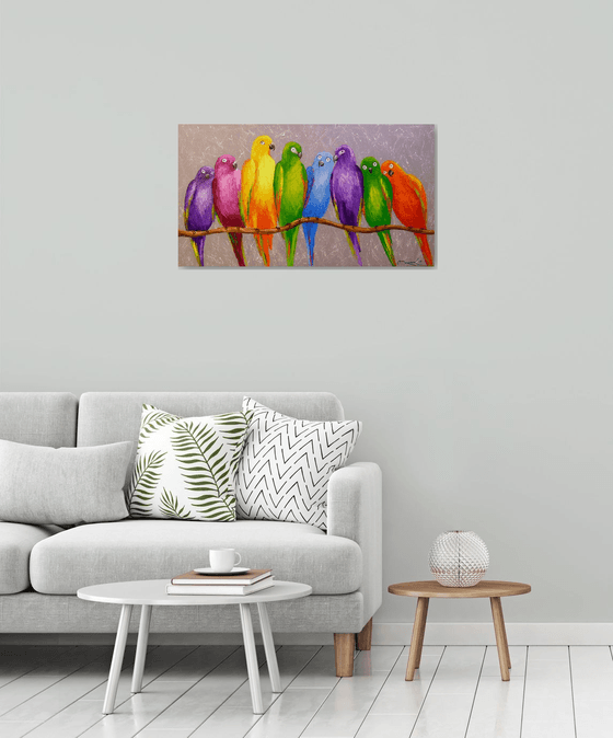 Parrots friends