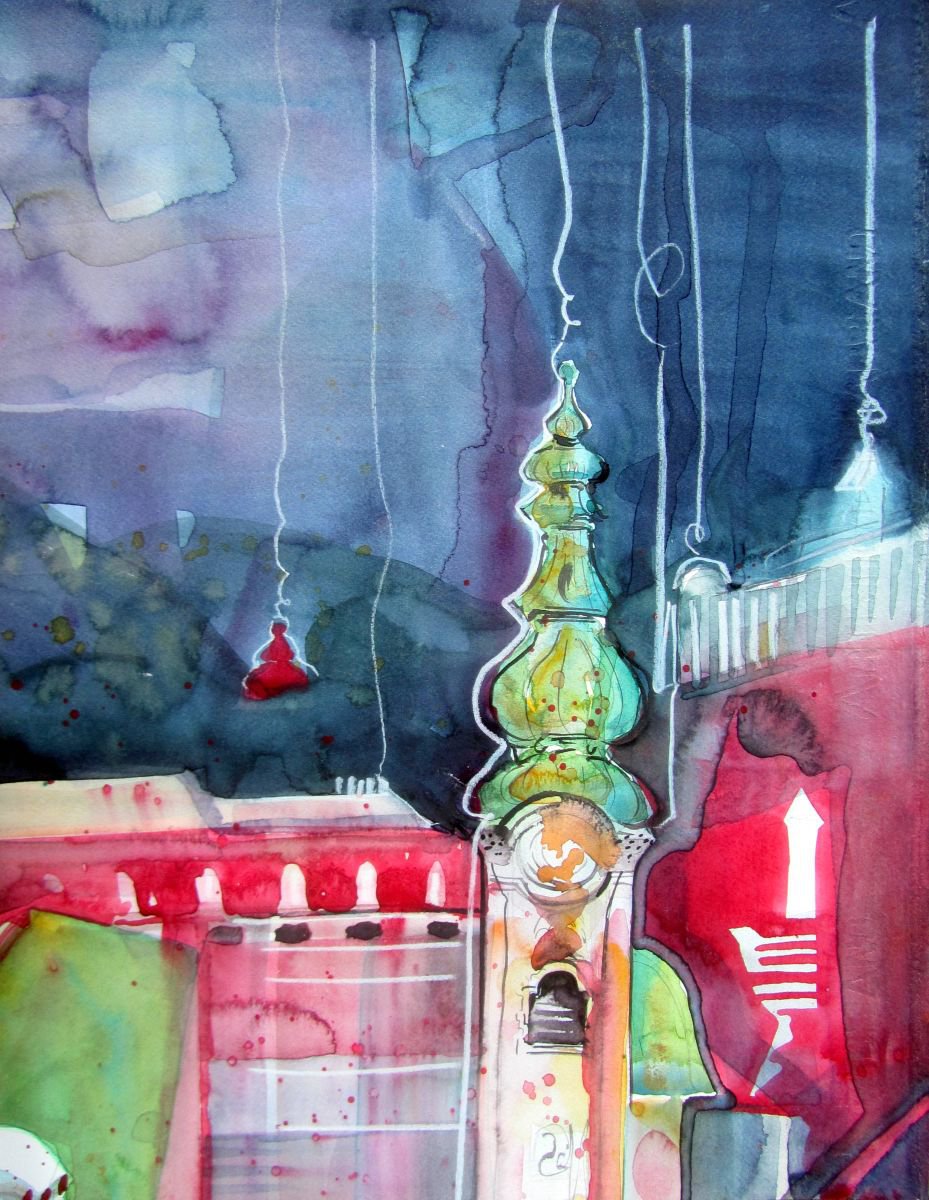 Christmas in Salzburg 1 by Violeta Damjanovic-Behrendt