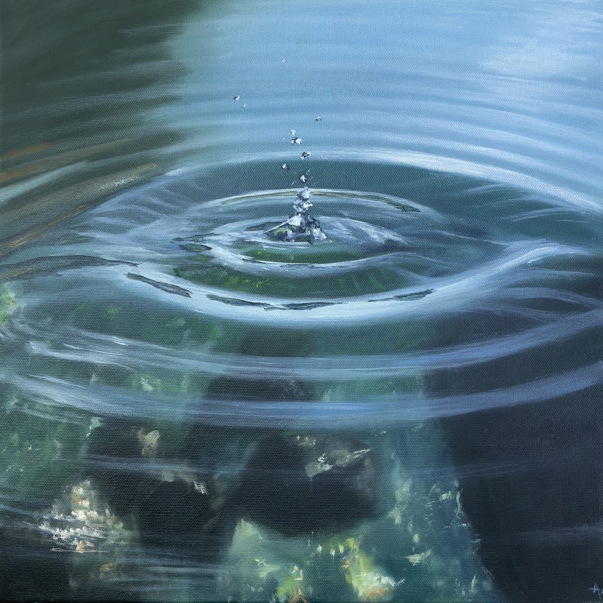 Photorealistic Oil Painting , - Alive - ? By Alena Panchishin, 16 X 16, Artwork For Sale On Artfinder