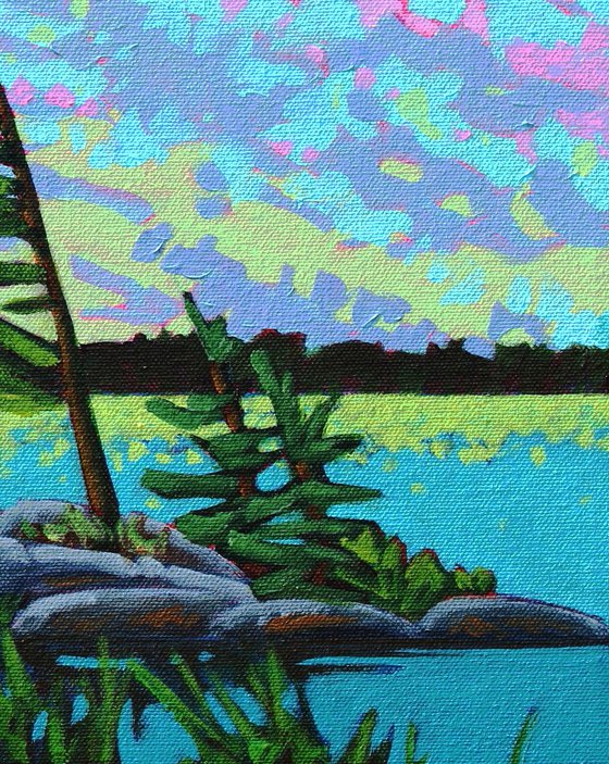 Lake Paintings, Set of Two
