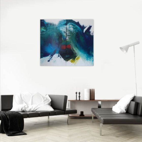 BLUE DETECTION  1+2 - DIPTYCHON