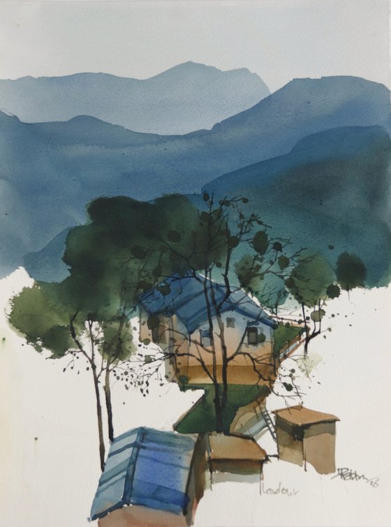 House in valley: Landour