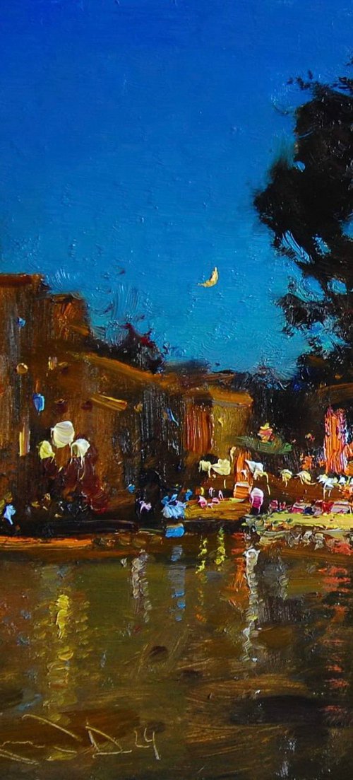 Evening street by Denys Gorodnychyi