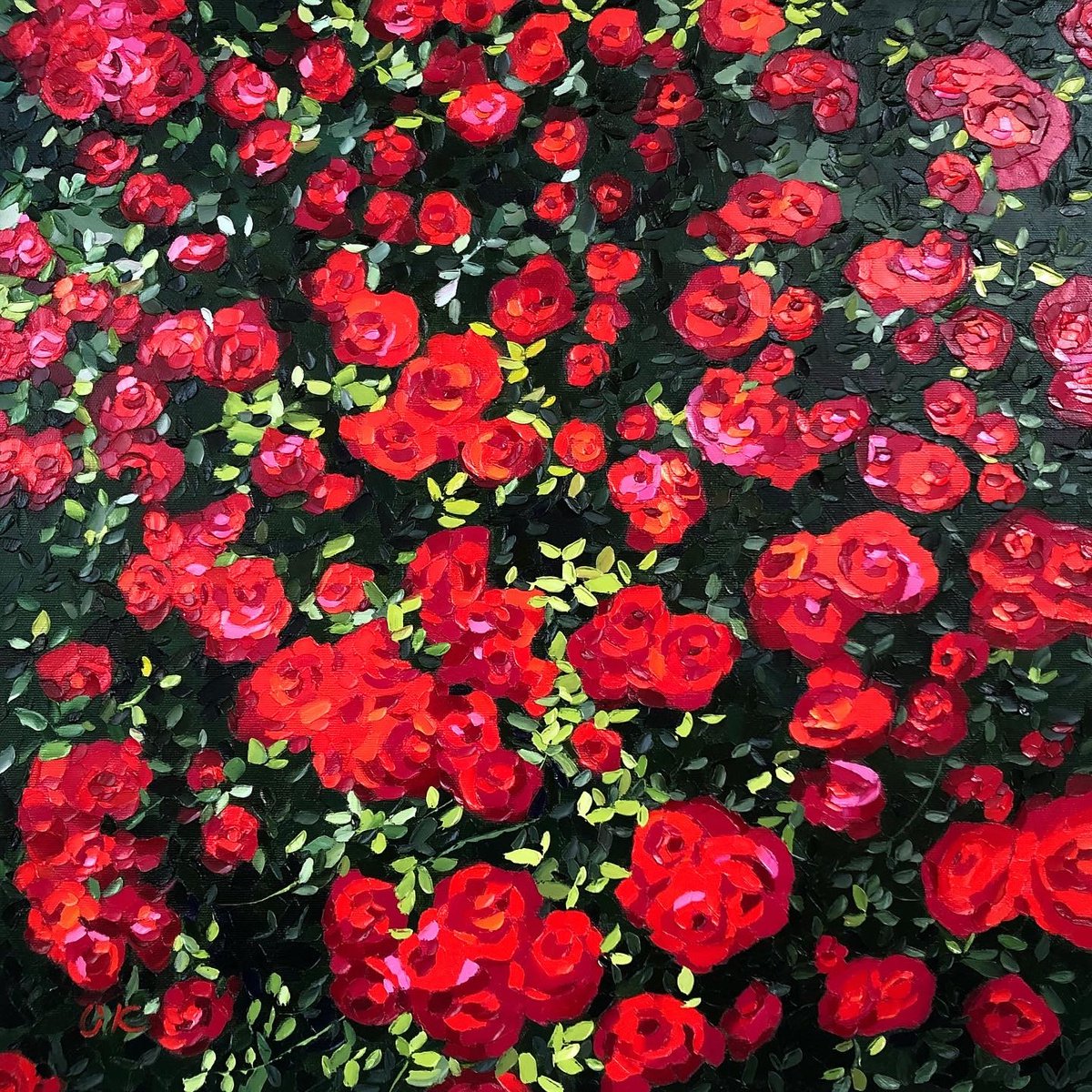 Photorealistic Botanical Oil Painting By Ulyana Korol, 20 X 20", Fragrance Of The Dream, Original Artwork