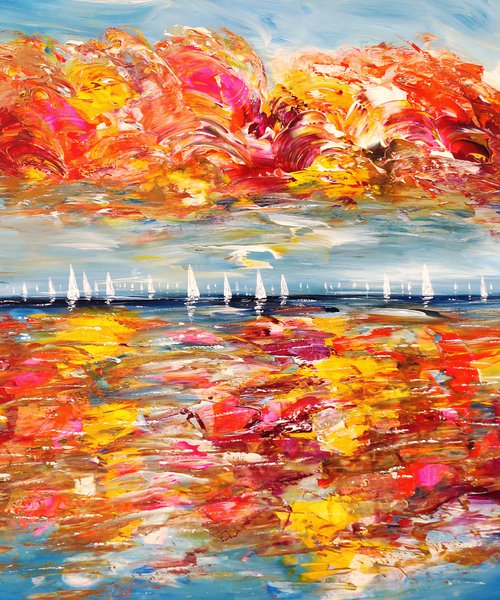 Seascape Sailing Impressions XXL 4 by Peter Nottrott