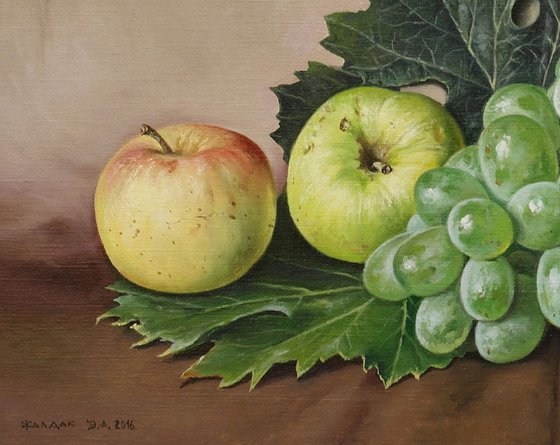 Apples and grapes