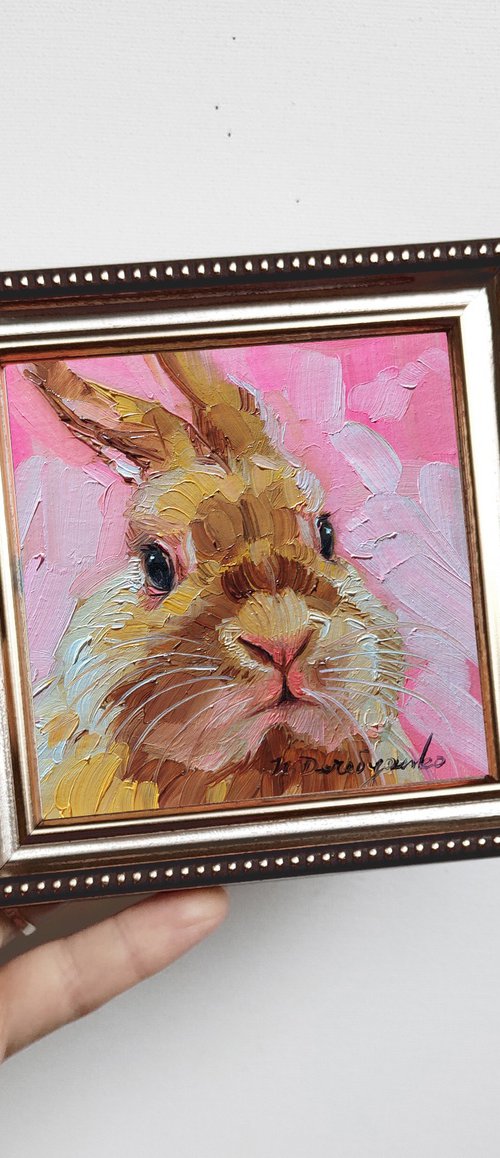 Red rabbit by Nataly Derevyanko