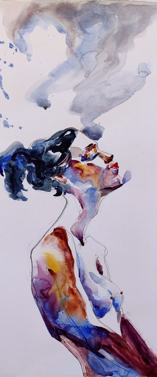 Sunset Nude by Jelena Djokic