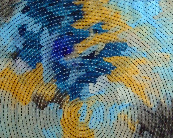 Infinity. Blue and Gold