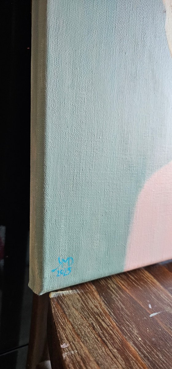 Naoko in pearl earrings