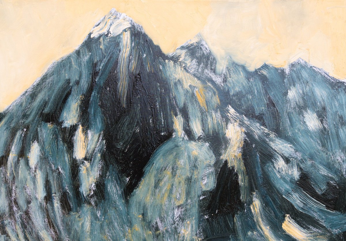 Mountain 9 By Elizabeth Anne Fox, 33 X 21, Artwork For Sale On Artfinder