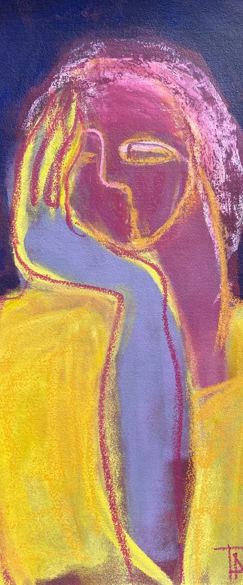 Lady in Yellow by Tatjana Auschew