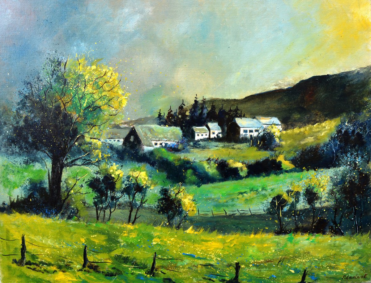 A village in my countryside by Pol Henry Ledent