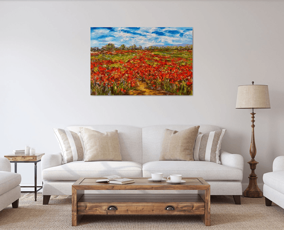 Path in the Field of Poppies