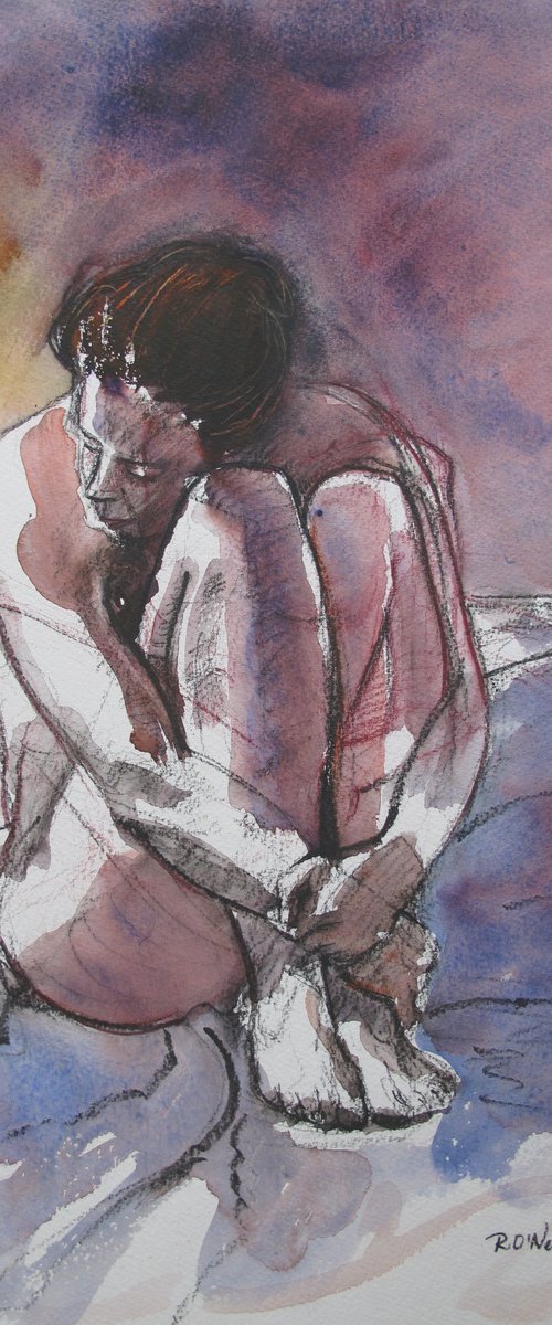 seated female nude by Rory O’Neill