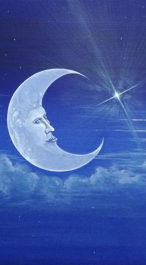 Moon in love. by Zoe Adams