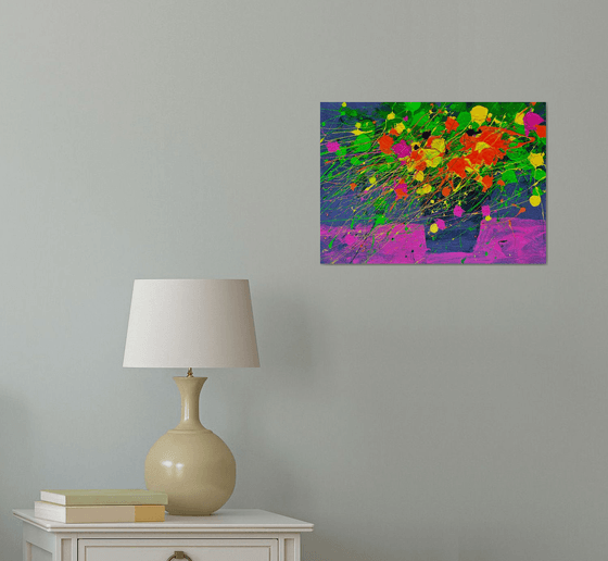 Bright Bouquet Abstract painting