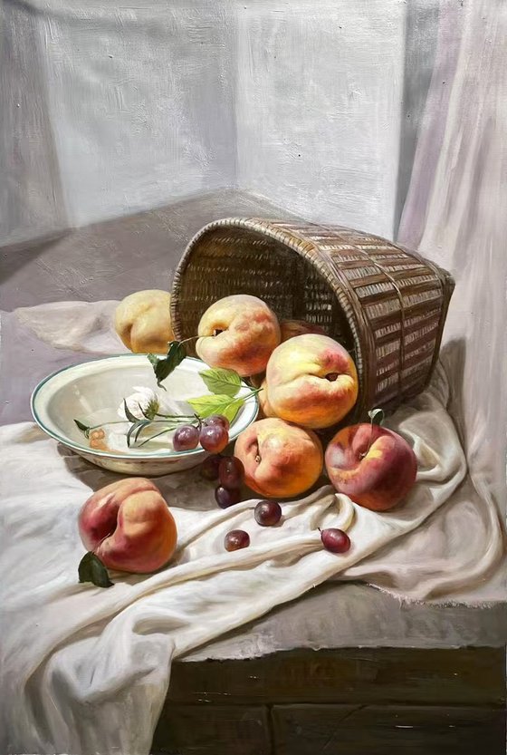 Peaches on the table c240