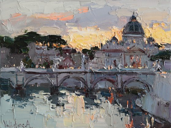 St. Angelo Bridge at Sunset